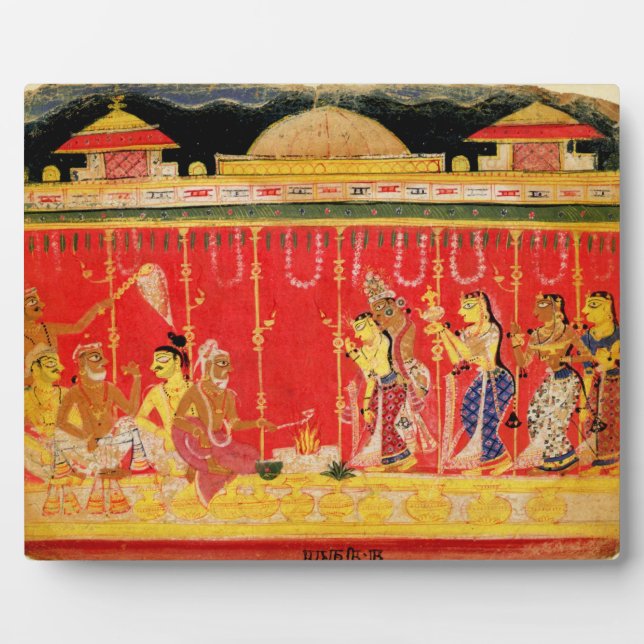 The Marriage of Krishna's Parents, from a disperse Plaque (Front)