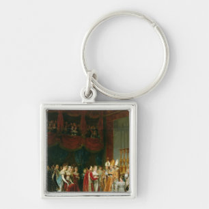 The Marriage of Napoleon I and Marie Key Ring