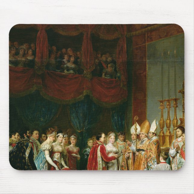The Marriage of Napoleon I  and Marie Mouse Mat (Front)