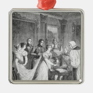 The Marriage of The Princess Charlotte of Metal Tree Decoration