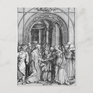 The marriage of the Virgin Postcard