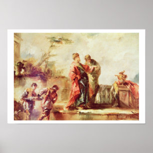 The Marriage of Tobias, detail from a series of pa Poster