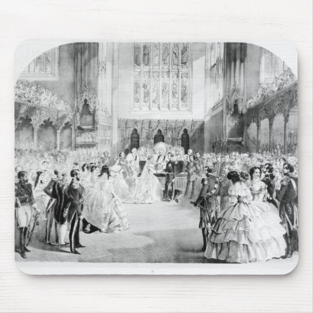 The Marriage of Victoria Mouse Mat (Front)