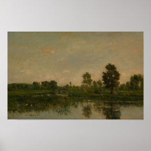 The Marsh (1871) Charles Francois Daubigny Poster