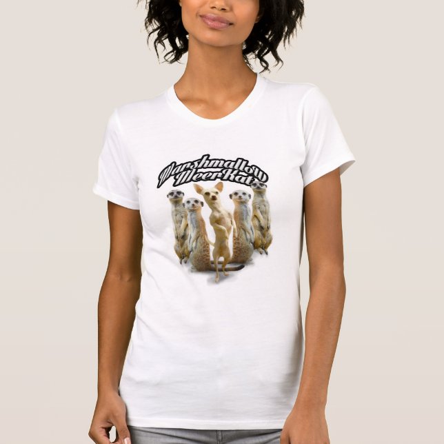 The Marshmallow Meerkat T-Shirt (Front)