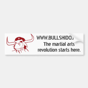 The martial arts revolution starts here. bumper sticker