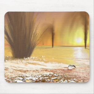 The Martian south polar ice cap Mouse Mat