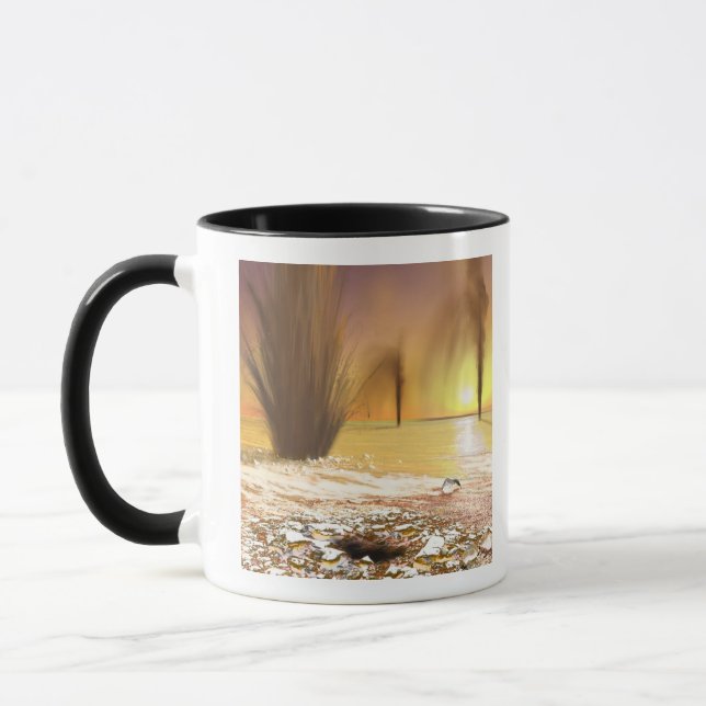 The Martian south polar ice cap Mug (Left)