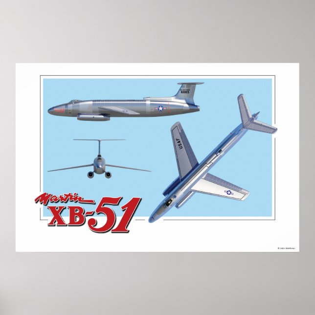 The Martin XB-51 Poster (Front)