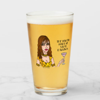 The Martini Made Me Say It Darlings! Glass Cup