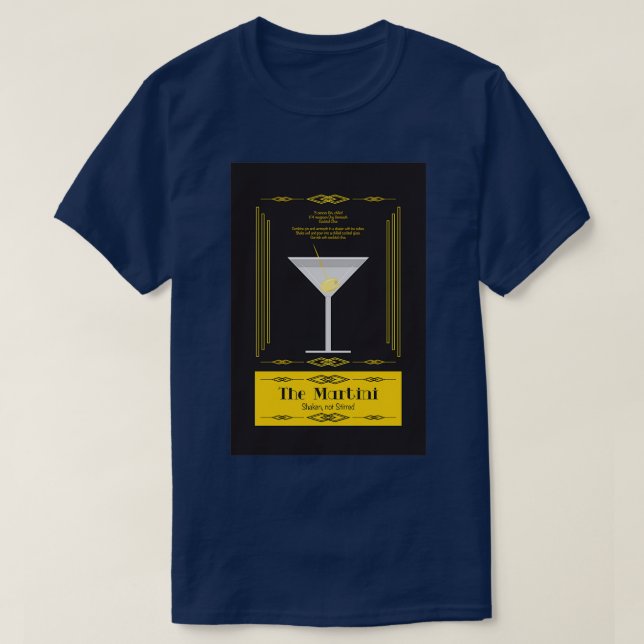 The Martini T-Shirt (Design Front)
