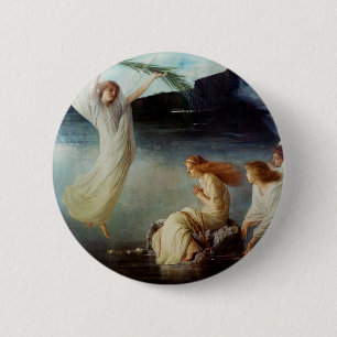 The martyrdom of Saint Christina Art 6 Cm Round Badge