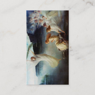 The martyrdom of Saint Christina Art Business Card