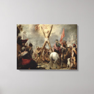 The Martyrdom of St. Andrew, 1675-82 (oil on canva Canvas Print