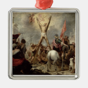 The Martyrdom of St. Andrew, 1675-82 (oil on canva Metal Tree Decoration
