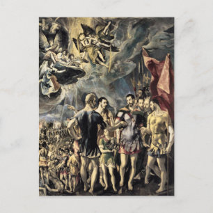 The Martyrdom of St. Maurice by El Greco Postcard