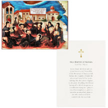 The Martyrs of Kantara Orthodox Prayer Card