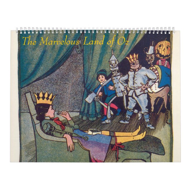 The Marvellous Land of Oz Calendar (Cover)