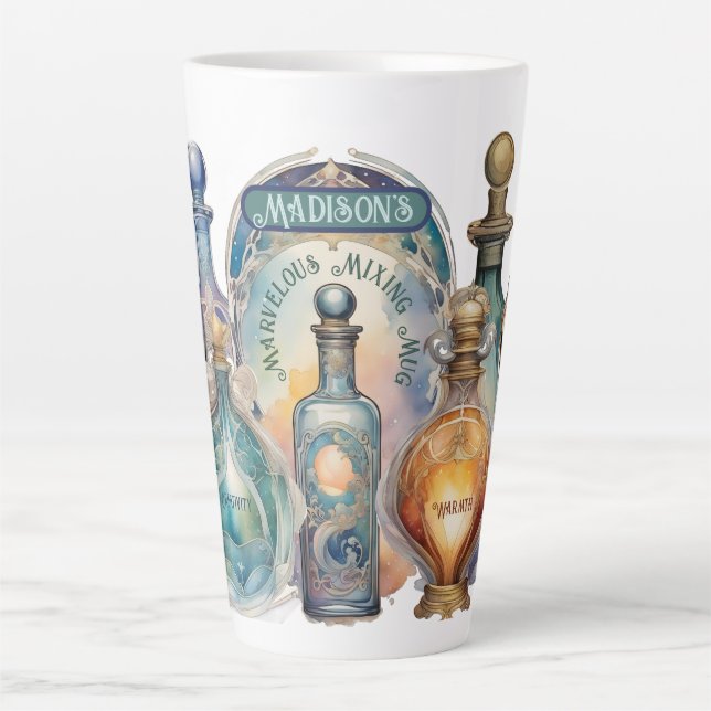 The Marvelous Potion-Mixing Latte Mug (Front)