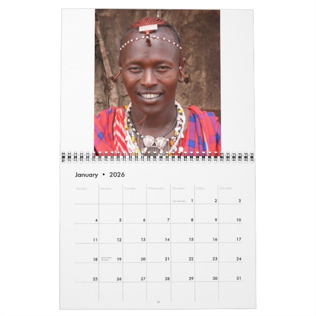 The Masai People of Kenya, Calendar (Jan 2026)