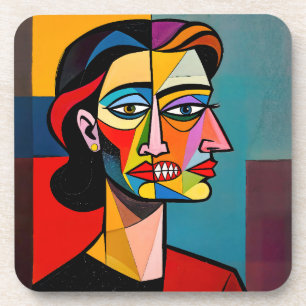 The Mask and the Monster - Portrait of a Deceiver Coaster