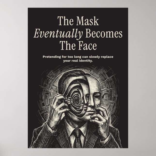 The Mask Eventually Becomes The Face Poster (Front)