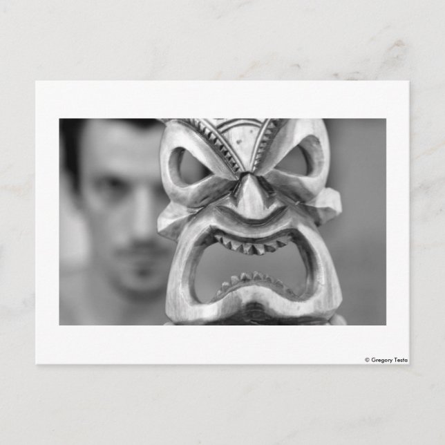 the mask postcard (Front)