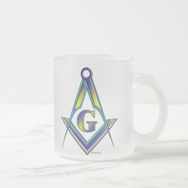 The Mason Frosted Glass Coffee Mug (Right)