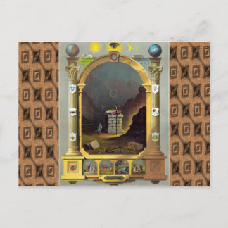 The Masonic Chart Postcard