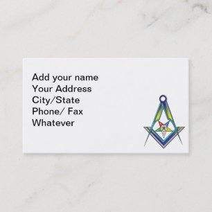 The Masonic/OES Card