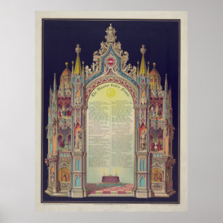 The Masons' Lord's prayer [1892] Poster