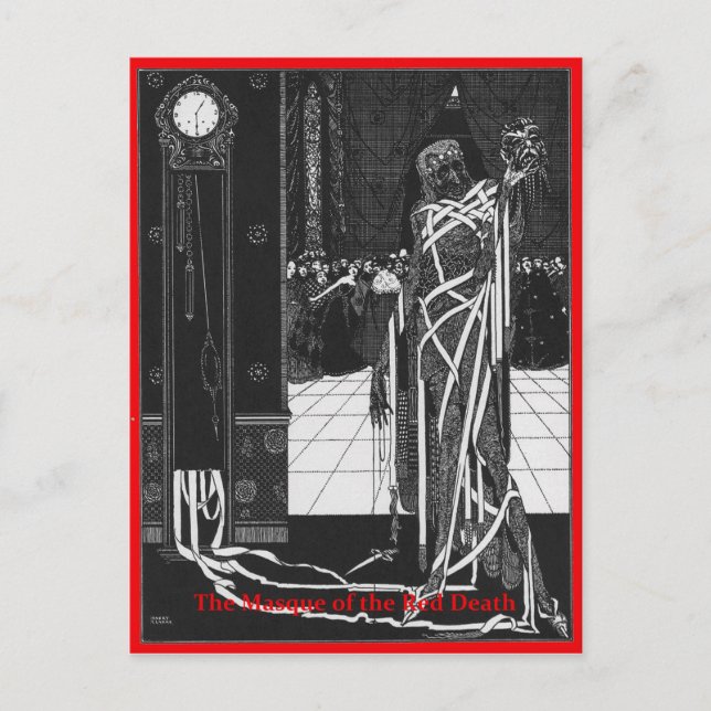 The Masque of the Red Death Postcard (Front)