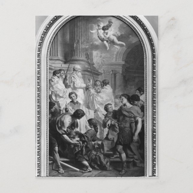 The Mass of St. Basil, before 1747 Postcard (Front)