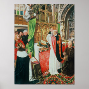 The Mass of St. Giles, c.1500 Poster
