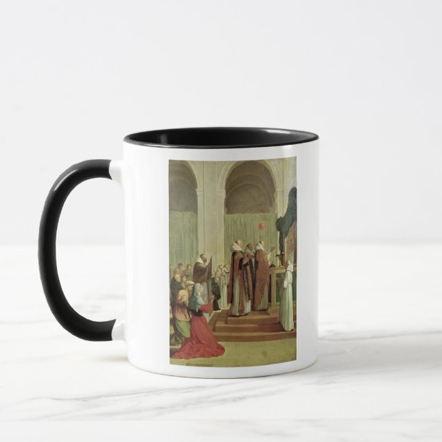 The Mass of St. Martin of Tours, 1654 Mug (Left)