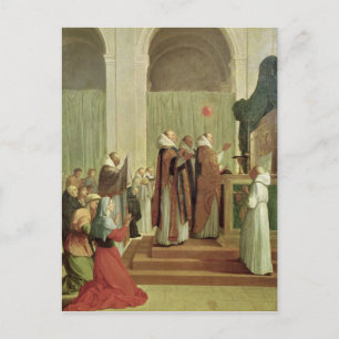 The Mass of St. Martin of Tours, 1654 Postcard