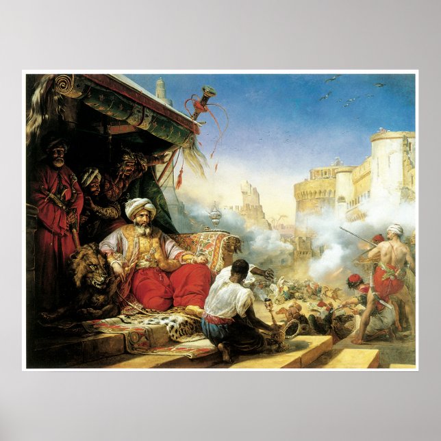 The Massacre of the Mamelukes at the Citadel Poster (Front)
