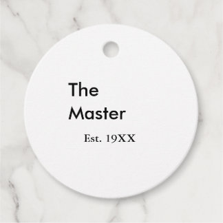 The Master boss name est year date man king title Favour Tags