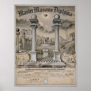 The Master Mason Diploma Poster