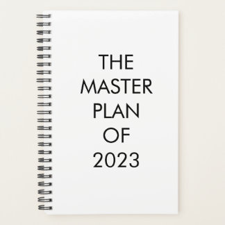 THE MASTER PLAN PLANNER