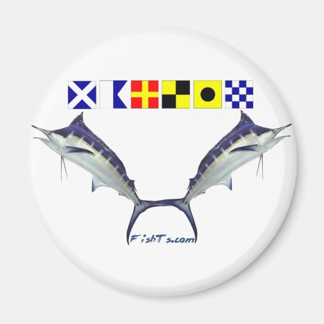 The Masterfull Marlin Jumping Gamefish Magnet (Front)