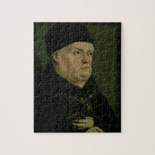 The Matheron Diptych: portrait of Rene I the 'Good Jigsaw Puzzle