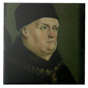 The Matheron Diptych: portrait of Rene I the 'Good Tile