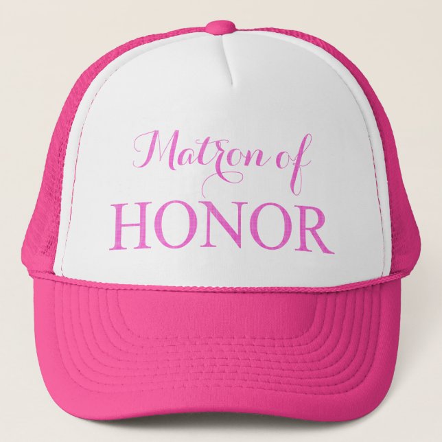 The Matron of Honour Trucker Hat (Front)