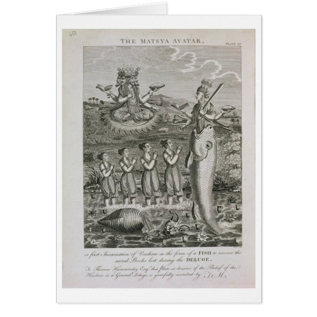 The Matsya Avatar, or the First Incarnation of Vis (Front)