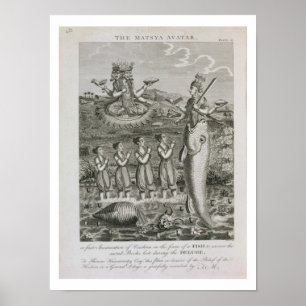 The Matsya Avatar, or the First Incarnation of Vis Poster