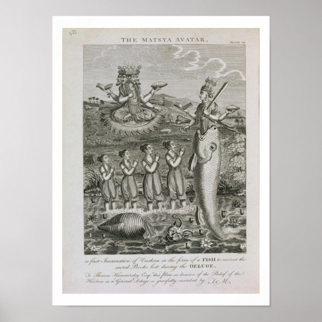 The Matsya Avatar, or the First Incarnation of Vis Poster (Front)