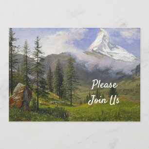 The Matterhorn Birthday Invitation