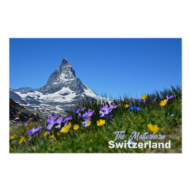 The Matterhorn Switzer Travel Souvenir Poster (Front)