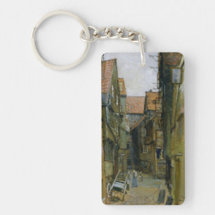 The Matthiasstrasse in Hamburg, 1891 Key Ring
